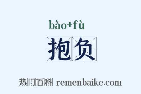 抱负是什么意思的图片